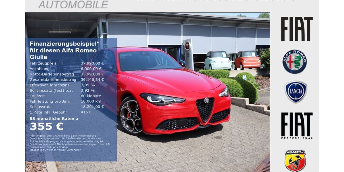 Alfa Romeo Giulia 11.199 km 37.990 &euro; Koblenz 56072
