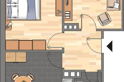 3-Zimmer-Wohnung im Dachgeschoss mit Badewanne - Wilhelmshaven - Nähe City !!!