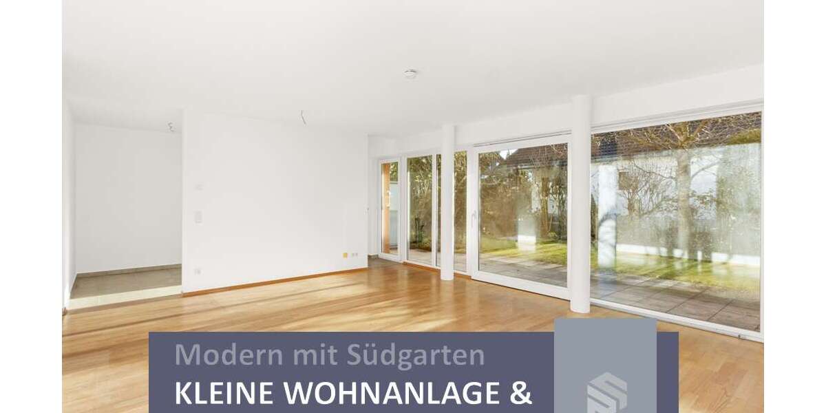 Moderne Gartenwohnung fußläufig zur S-Bahn | Frisch gestrichen zum Einzug bereit 3 zimmer