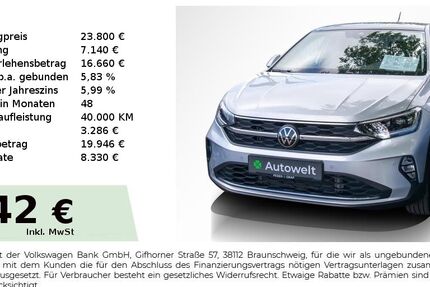 VW Taigo 22.650 km 23.800 &euro; Nürnberg 90431