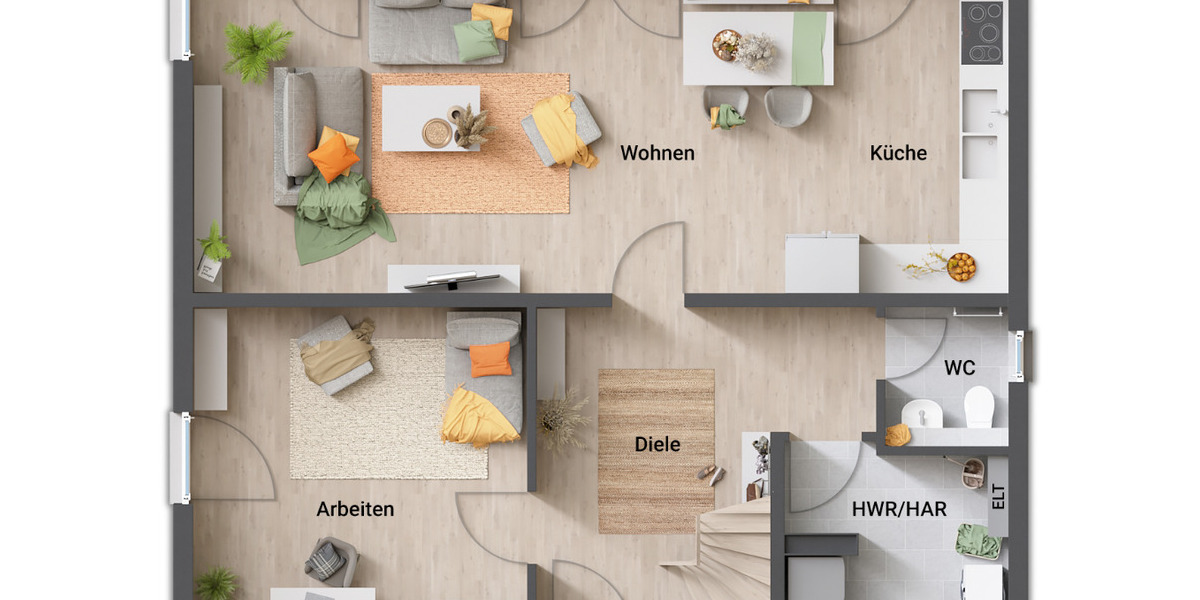 Einfamilienhaus Eiterfeld Leimbach - 5 Zimmer, 157 m&sup2;, 317.750&euro; | Angebot:25800272