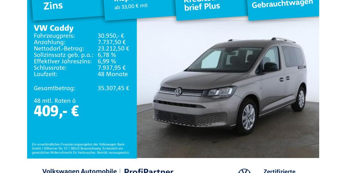 VW Caddy 9.842 km 30.950 &euro; Dresden 01067