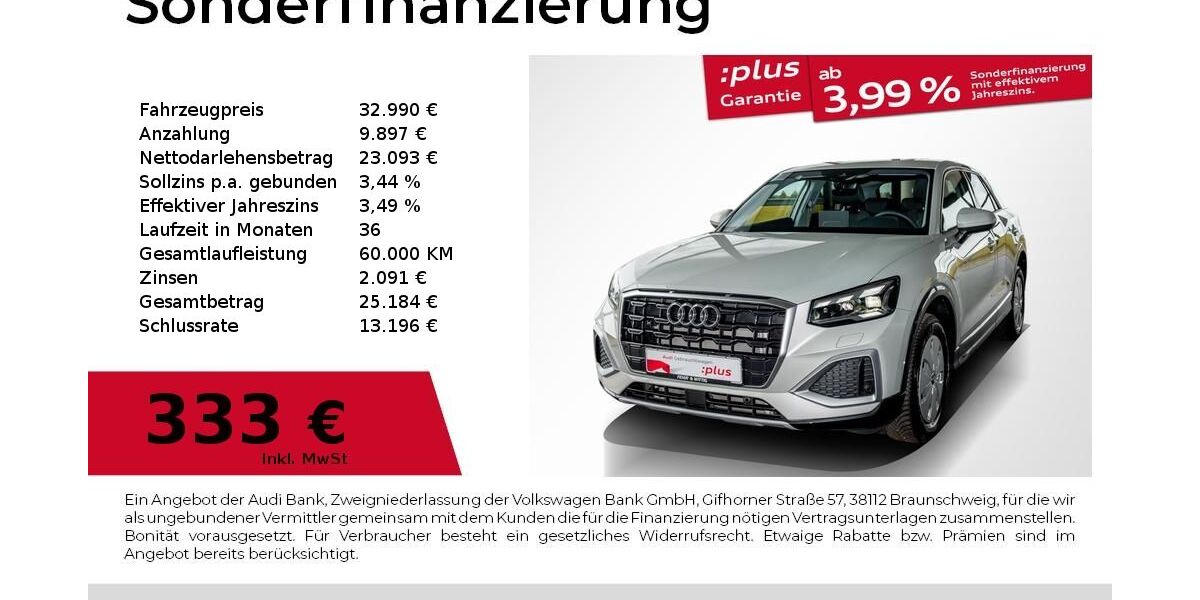 Audi Q2 6.959 km 31.990 &euro; Bernburg 06406