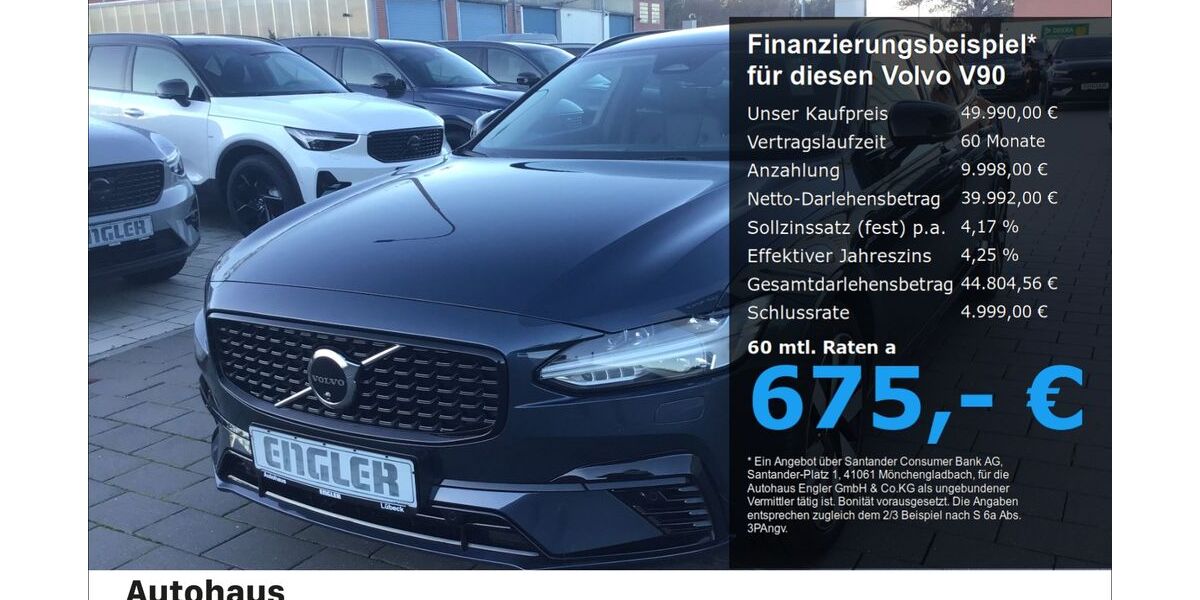 Volvo V90 25.495 km 49.990 € Lübeck 23566