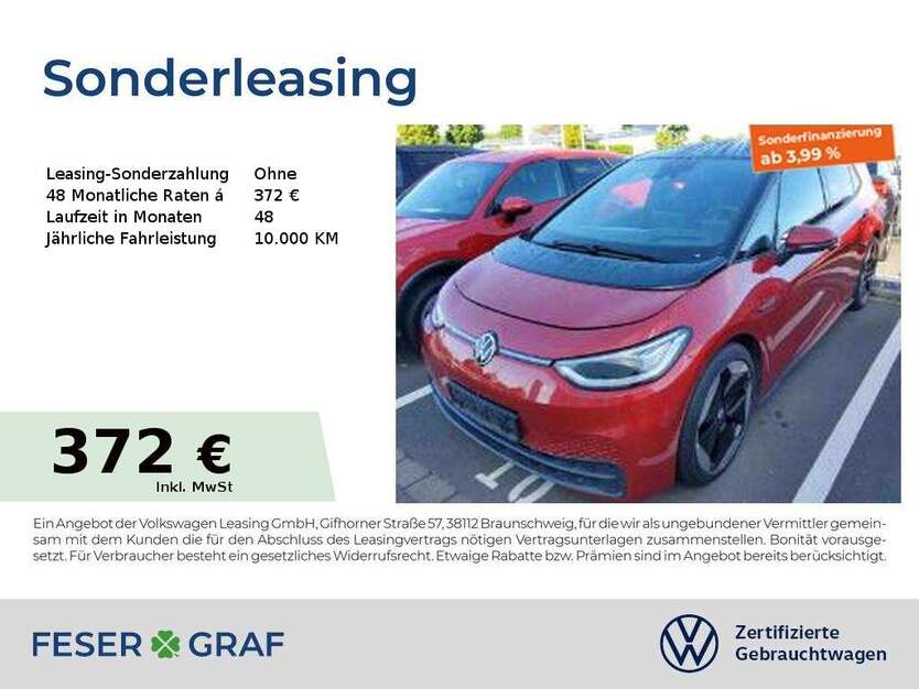 VW ID.3 48.434 km 28.950 € Nürnberg 90411