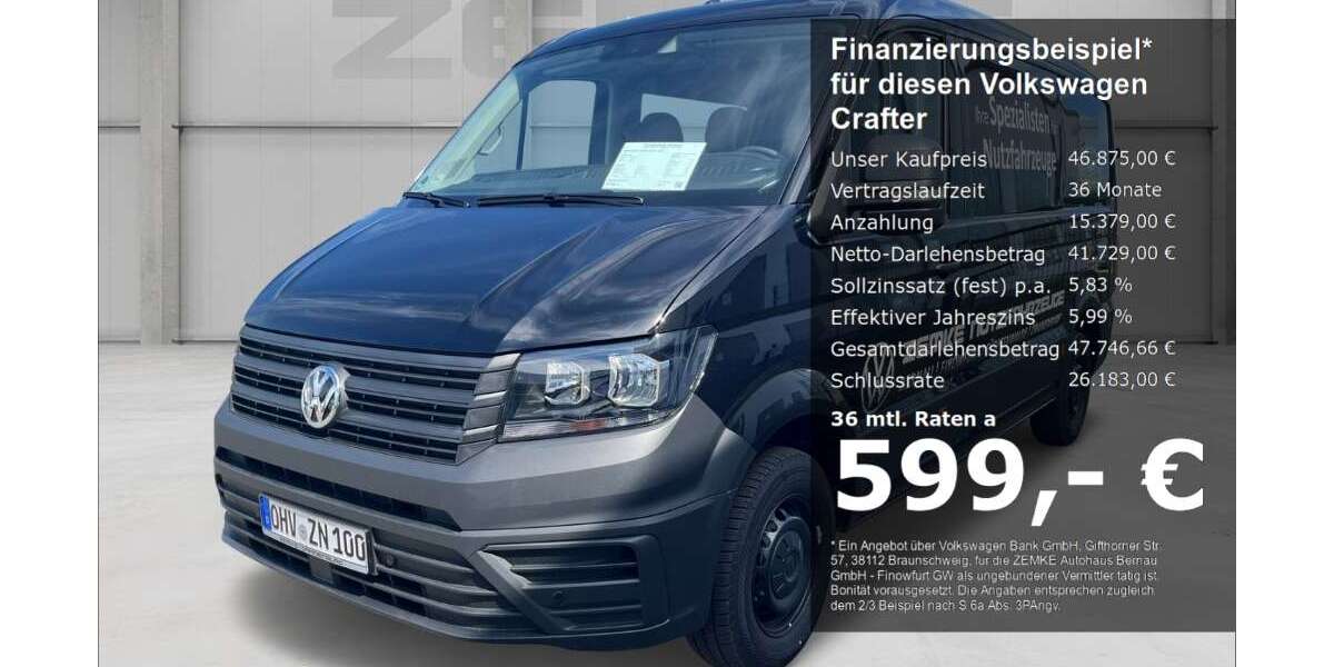 VW Crafter 13.528 km 46.875 &euro; Finowfurt 16244