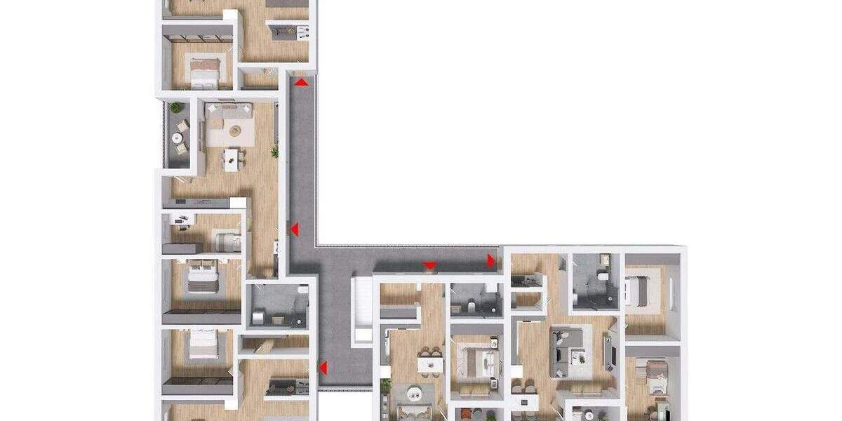 Etagenwohnung Auerbach Loh - 3 Zimmer, 71 m&sup2;, 248.500&euro; | Angebot:25760487