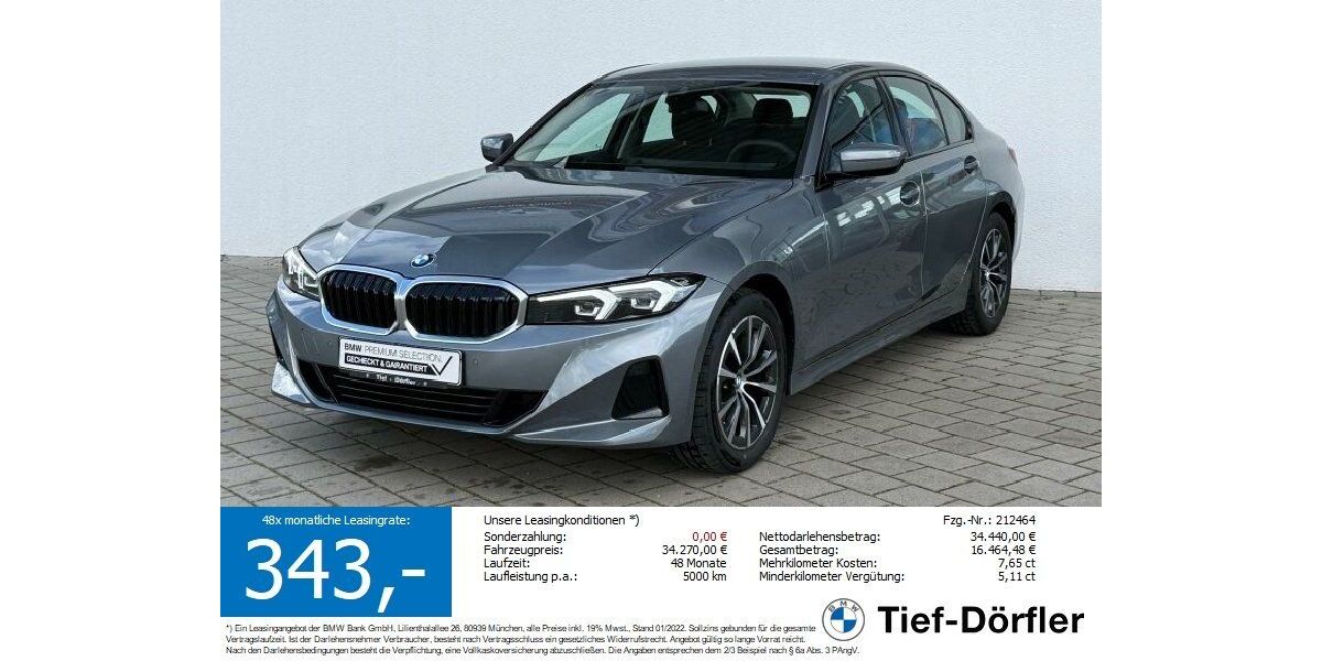 BMW 318 13.400 km 33.107 &euro; Marktsteft 97342
