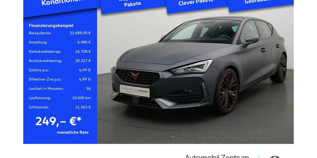 Cupra Leon 11.853 km 32.980 &euro; Leverkusen 51379
