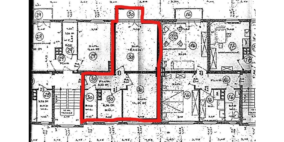 Etagenwohnung Hannover Linden-Limmer - 2 Zimmer, 48 m&sup2;, 145.000&euro; | Angebot:27083789