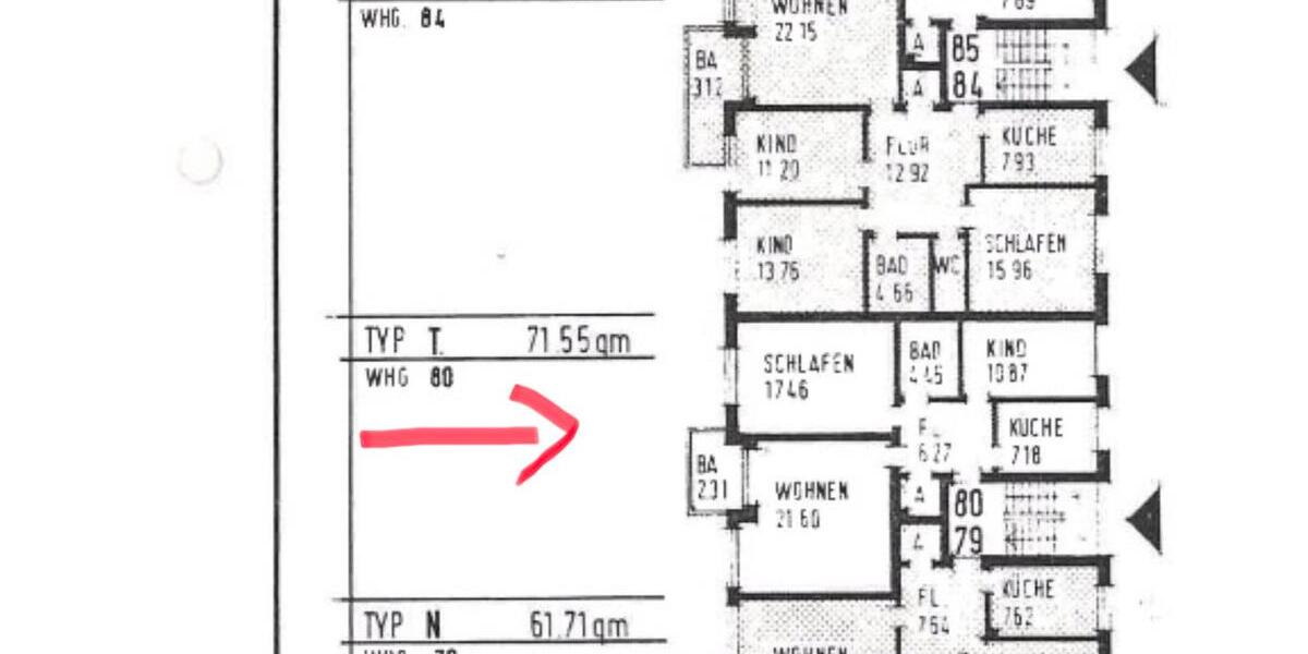 Etagenwohnung Glinde - 3 Zimmer, 71 m&sup2;, 295.000&euro; | Angebot:24781438