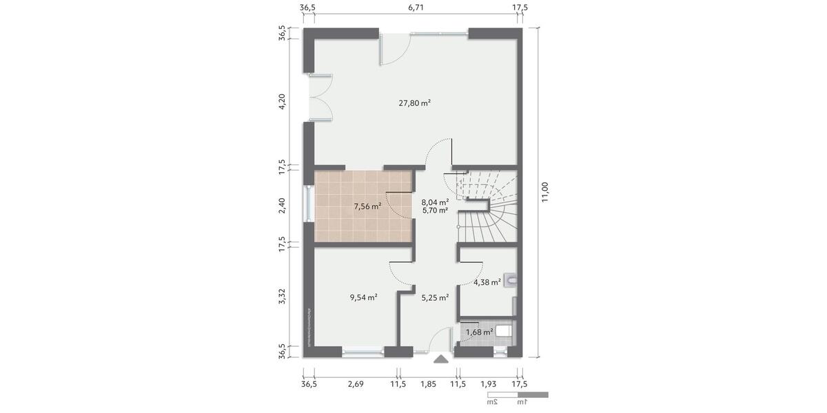 Doppelhaushälfte Zossen - 5 Zimmer, 123 m&sup2;, 1.750&euro; | Angebot:25342551