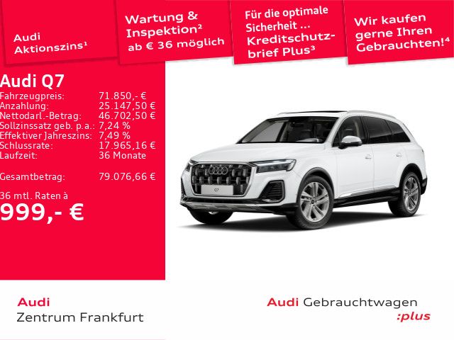 Audi Q7 7.526 km 71.850 &euro; Frankfurt am Main 60326
