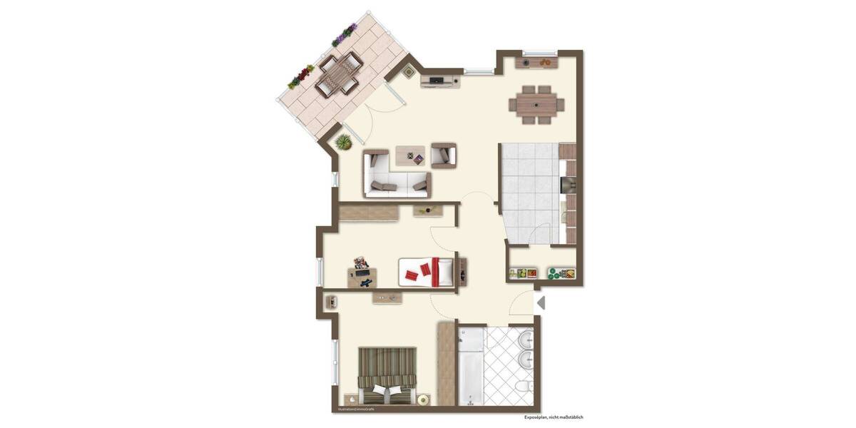 Etagenwohnung Eppingen - 3 Zimmer, 75 m&sup2;, 195.000&euro; | Angebot:26501904