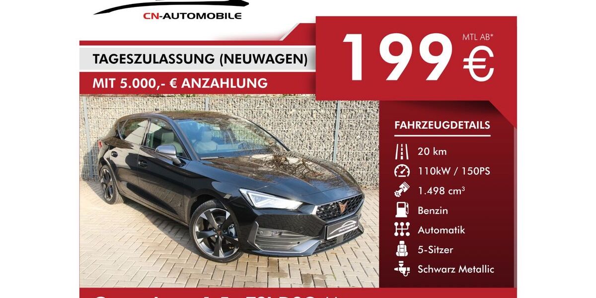 Cupra Leon 20 km 29.990 &euro; Kirn 55606