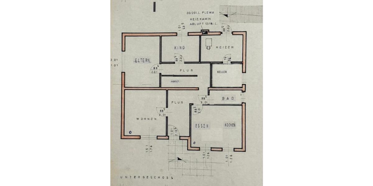 Etagenwohnung Marburg Marbach - 3 Zimmer, 90 m&sup2;, 1.150&euro; | Angebot:26342875