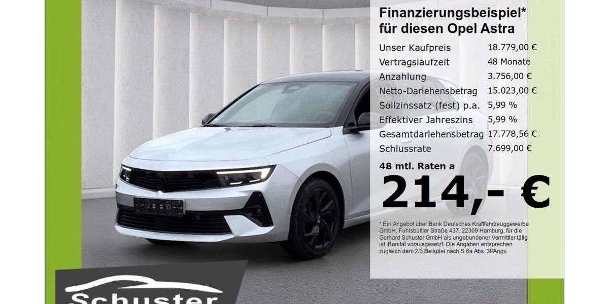 Opel Astra 18.181 km 18.779 &euro; Ruhstorf 94099
