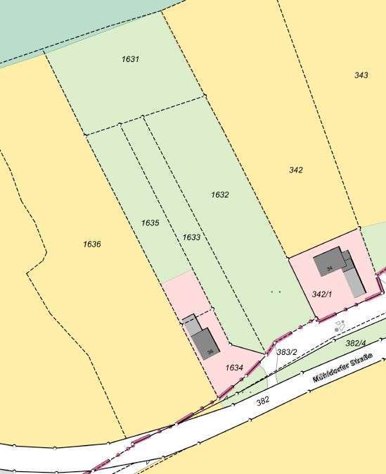 Grundstück in Polling (Moos) 47.400 € 3950 m²