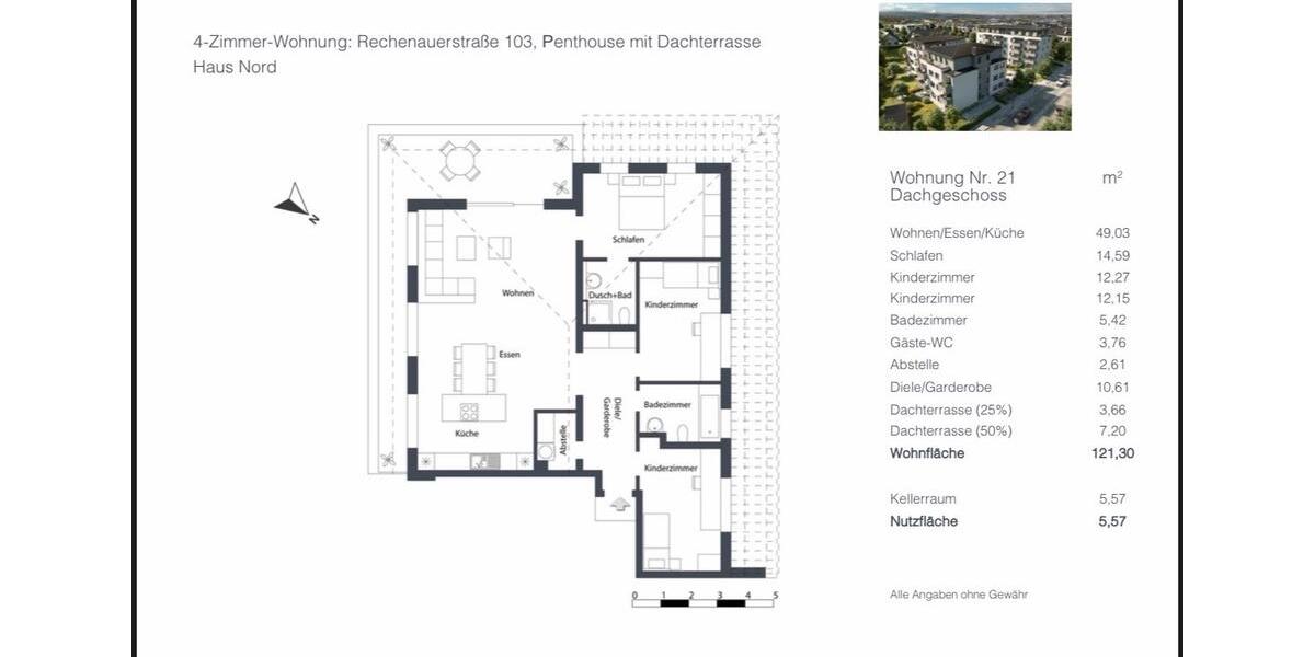Einfamilienhaus Rohrdorf - 4 Zimmer, 121 m&sup2;, 2.476&euro; | Angebot:26418710