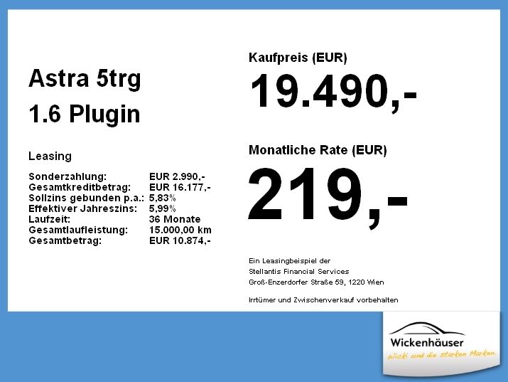 Opel Astra 64.586 km 18.990 &euro; Neufahrn 85375