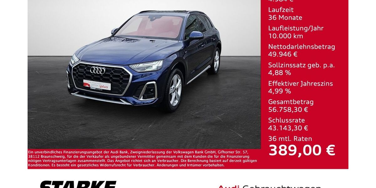 Audi Q5 11.082 km 54.930 &euro; Osnabrück 49080