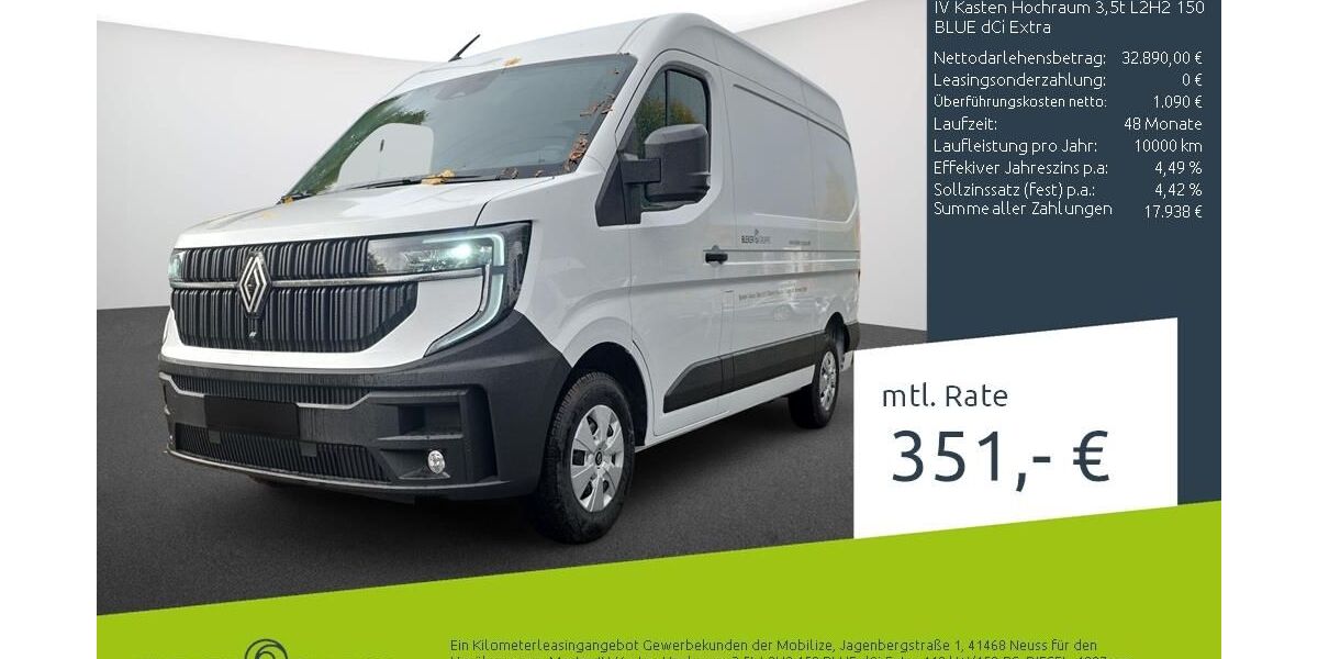 Renault Master 1.500 km 32.890 &euro; Borken 46325
