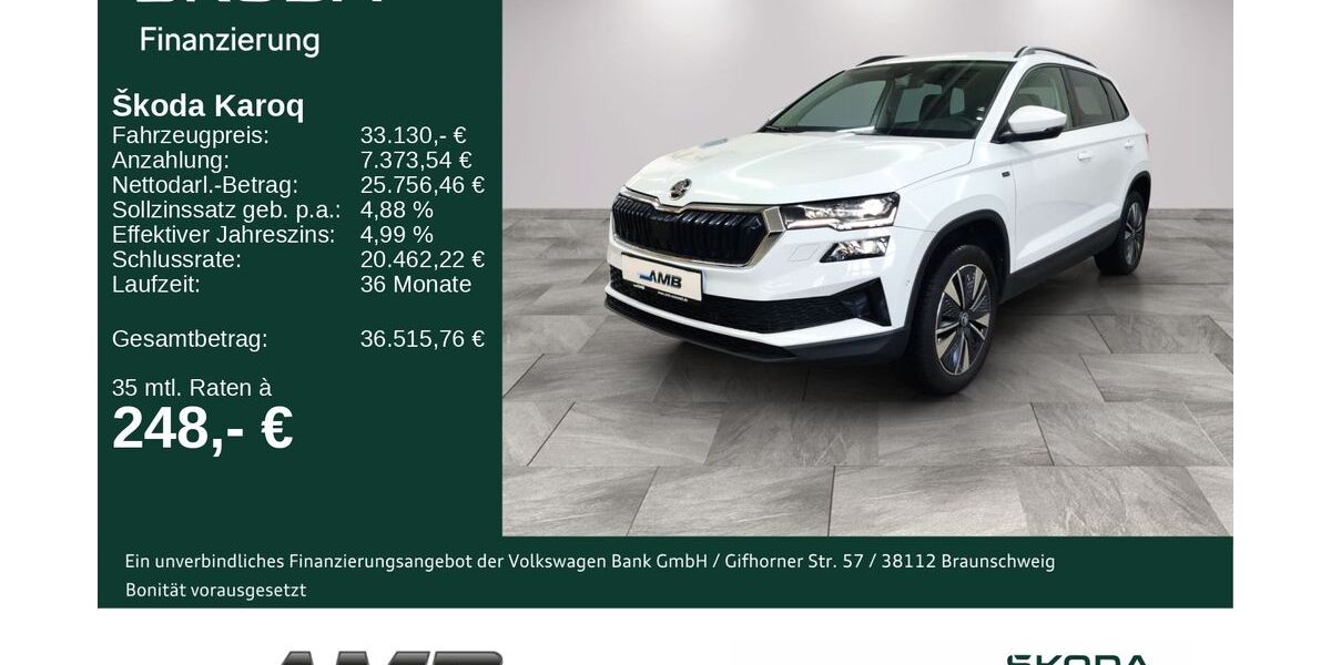 Skoda Karoq 21.240 km 31.870 &euro; Borna 04552