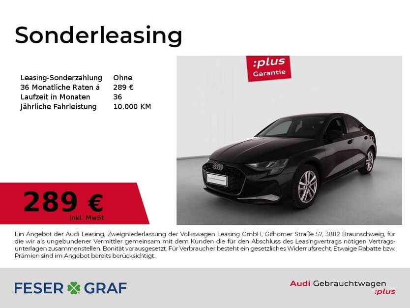Audi A3 13.314 km 33.990 € Magdeburg 39126