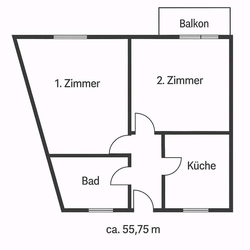 Freiburg-St.Geoegen Dachgeschoßwohnung Schön gepflegt