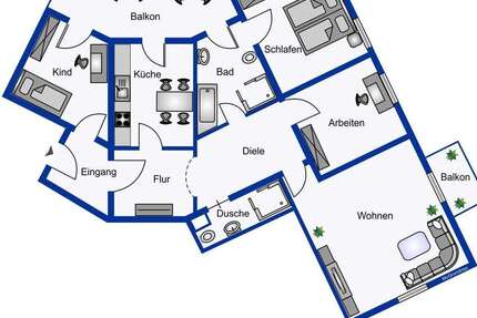 Wohnung Naumburg(Saale) - 4 Zimmer, 112 m&sup2;, 430.000&euro; | Angebot:26394397