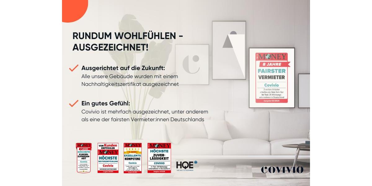 Dachgeschoßwohnung Essen Stadtbezirk IV - 2.5 Zimmer, 52 m&sup2;, 455&euro; | Angebot:25571579