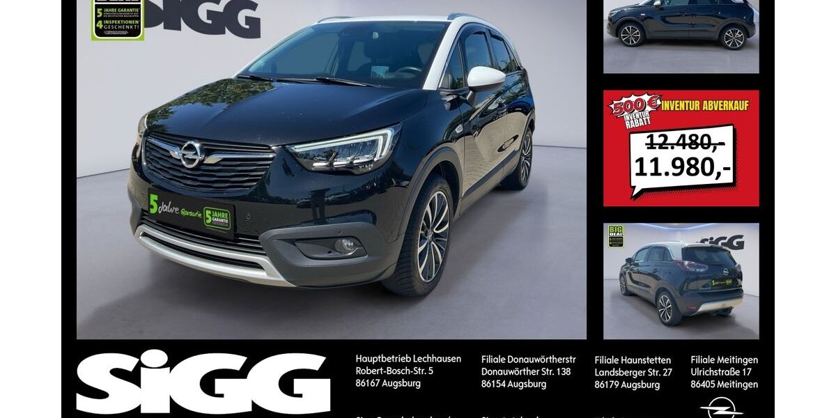 Opel Crossland (X) 81.589 km 11.980 &euro; Augsburg 86179