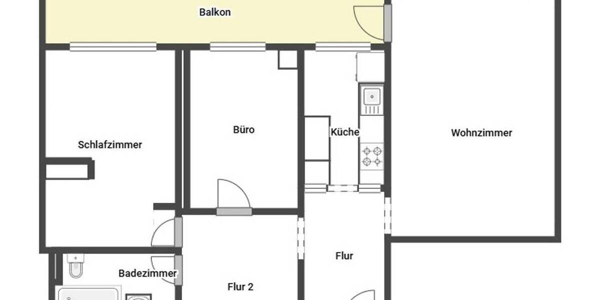 Etagenwohnung Celle Altencelle - 3 Zimmer, 80 m&sup2;, 145.000&euro; | Angebot:26917152