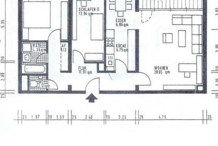 Wohnung Mannheim Almenhof - 3 Zimmer, 90 m&sup2;, 400.000&euro; | Angebot:27021325