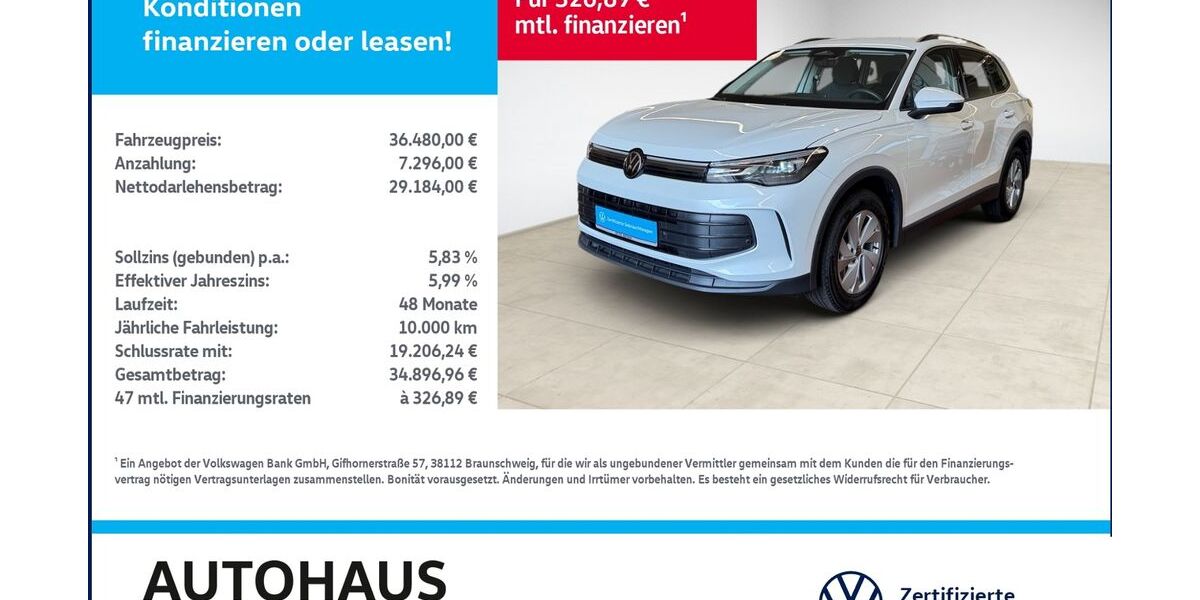VW Tiguan 10.407 km 35.980 &euro; Bitterfeld-Wolfen 06749