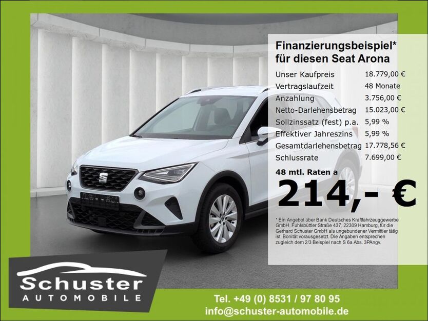 Seat Arona 19.877 km 18.779 € Ruhstorf 94099