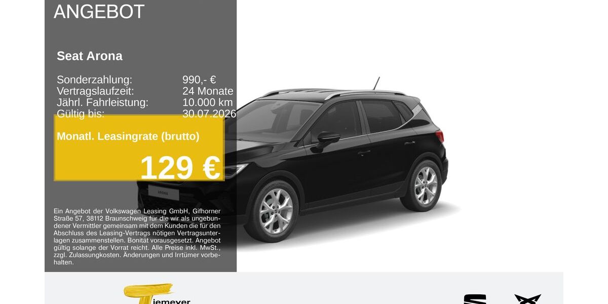 Seat Arona 26.938 km 23.650 &euro; Plettenberg 58840