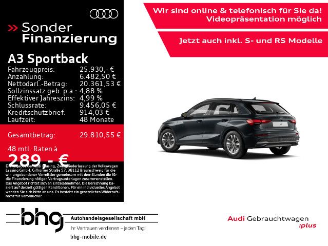 Audi A3 11.288 km 25.930 &euro; Rottweil 78628