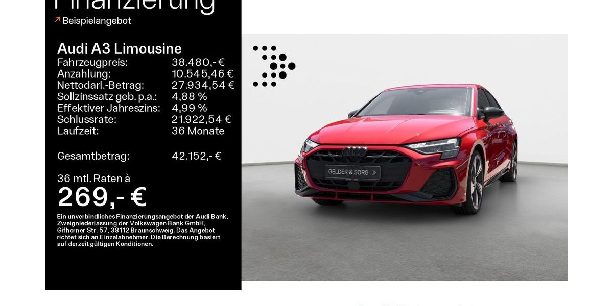 Audi A3 12.500 km 38.480 &euro; Schweinfurt 97424