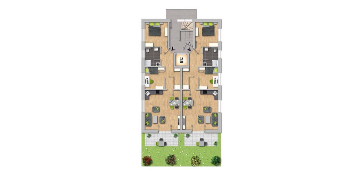 Etagenwohnung Scheeßel - 3 Zimmer, 74 m&sup2;, 321.600&euro; | Angebot:25685121