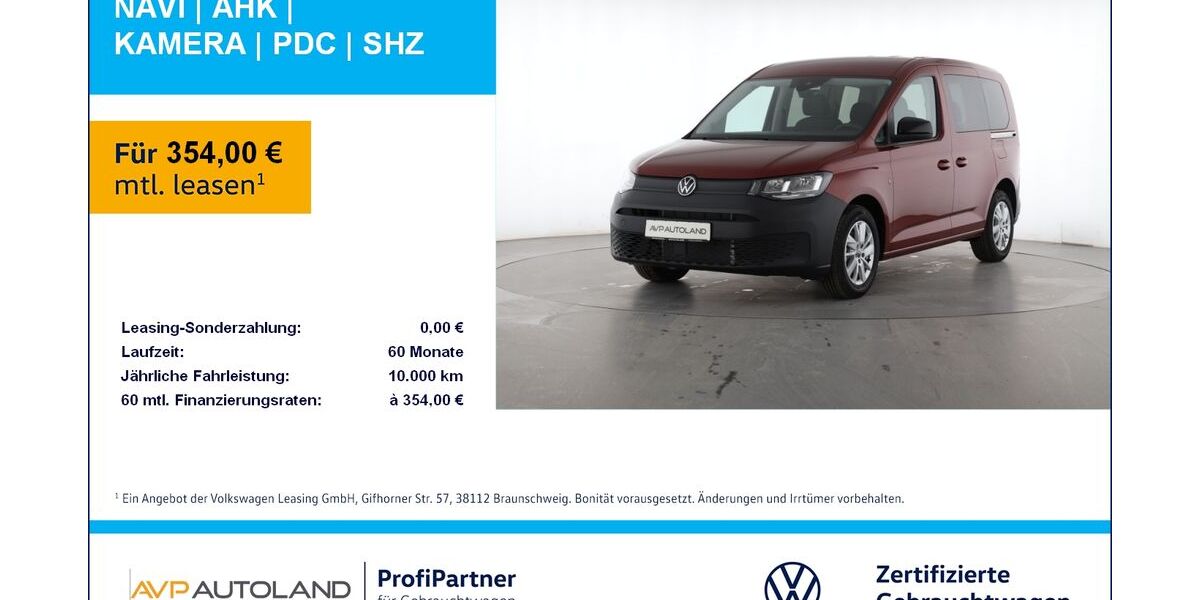 VW Caddy 9.900 km 31.950 &euro; Plattling 94447