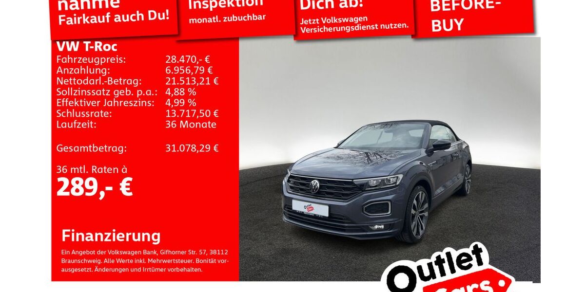 VW T-Roc 18.573 km 27.960 &euro; Senden 89250