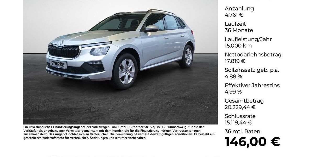 Skoda Kamiq 7.330 km 22.440 &euro; Versmold 33775