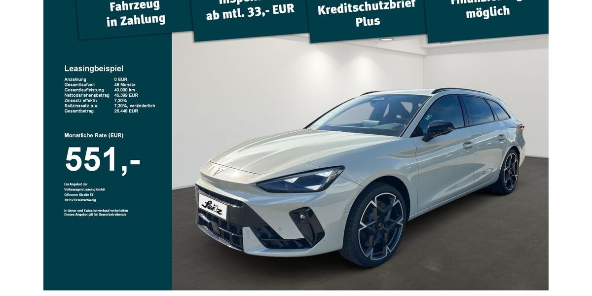 Cupra Leon 12.000 km 45.148 &euro; Weingarten 88250