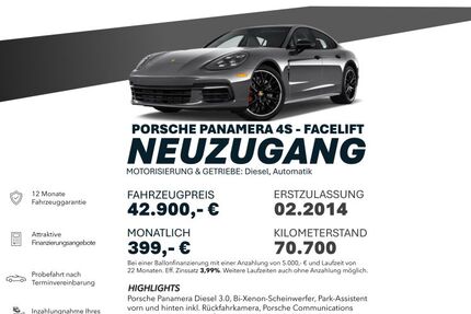 Porsche Panamera 70.700 km 42.900 € Ebersbach an der Fils 73061
