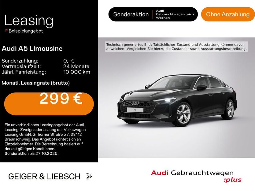 Audi A5 28.300 km 41.929 € Linsengericht 63589