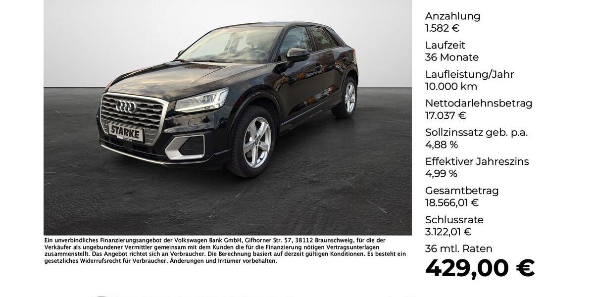 Audi Q2 52.322 km 18.345 &euro; Osnabrück 49078