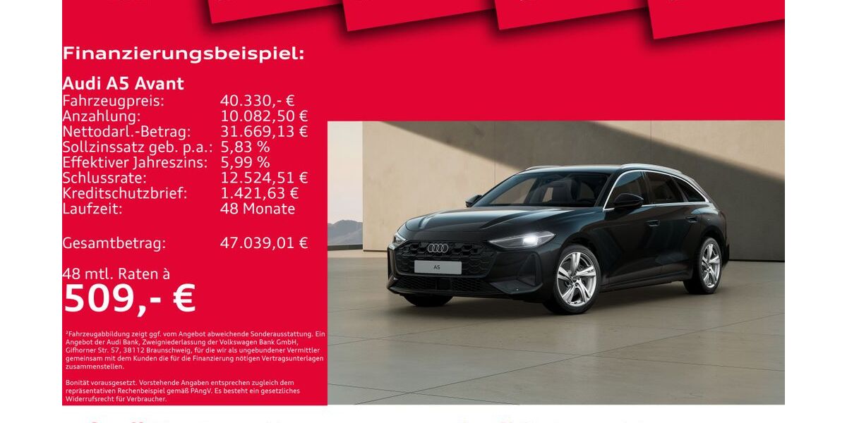 Audi A5 12.017 km 39.940 € Hannover 30179