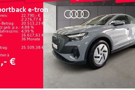 Audi Q4 e-tron 35.844 km 22.790 € Frankfurt am Main 60314