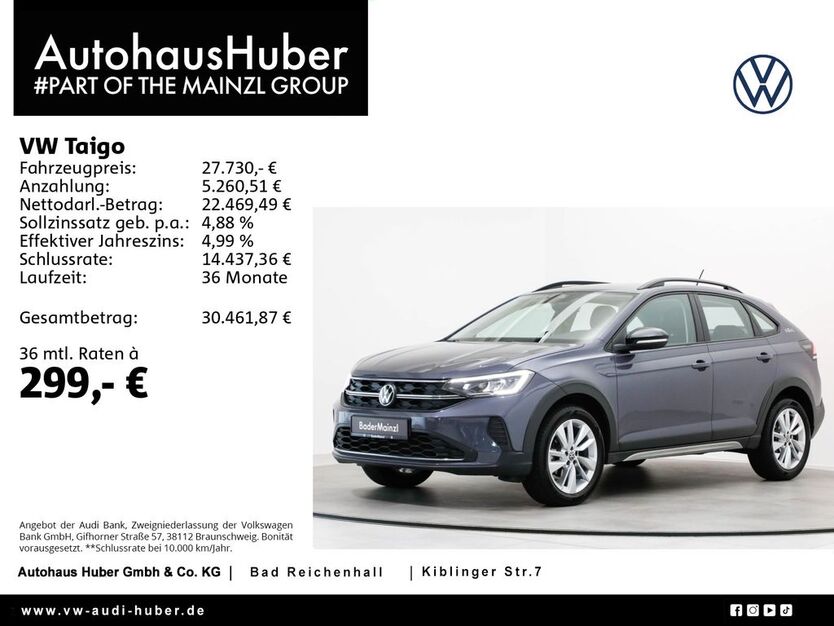VW Taigo 22.740 km 27.330 € Bad Reichenhall 83435